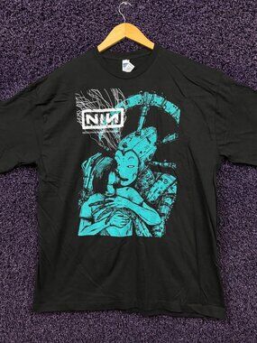 Nine Inch Nails 2005 With Teeth Tour Poster Rock T-Shirt XL